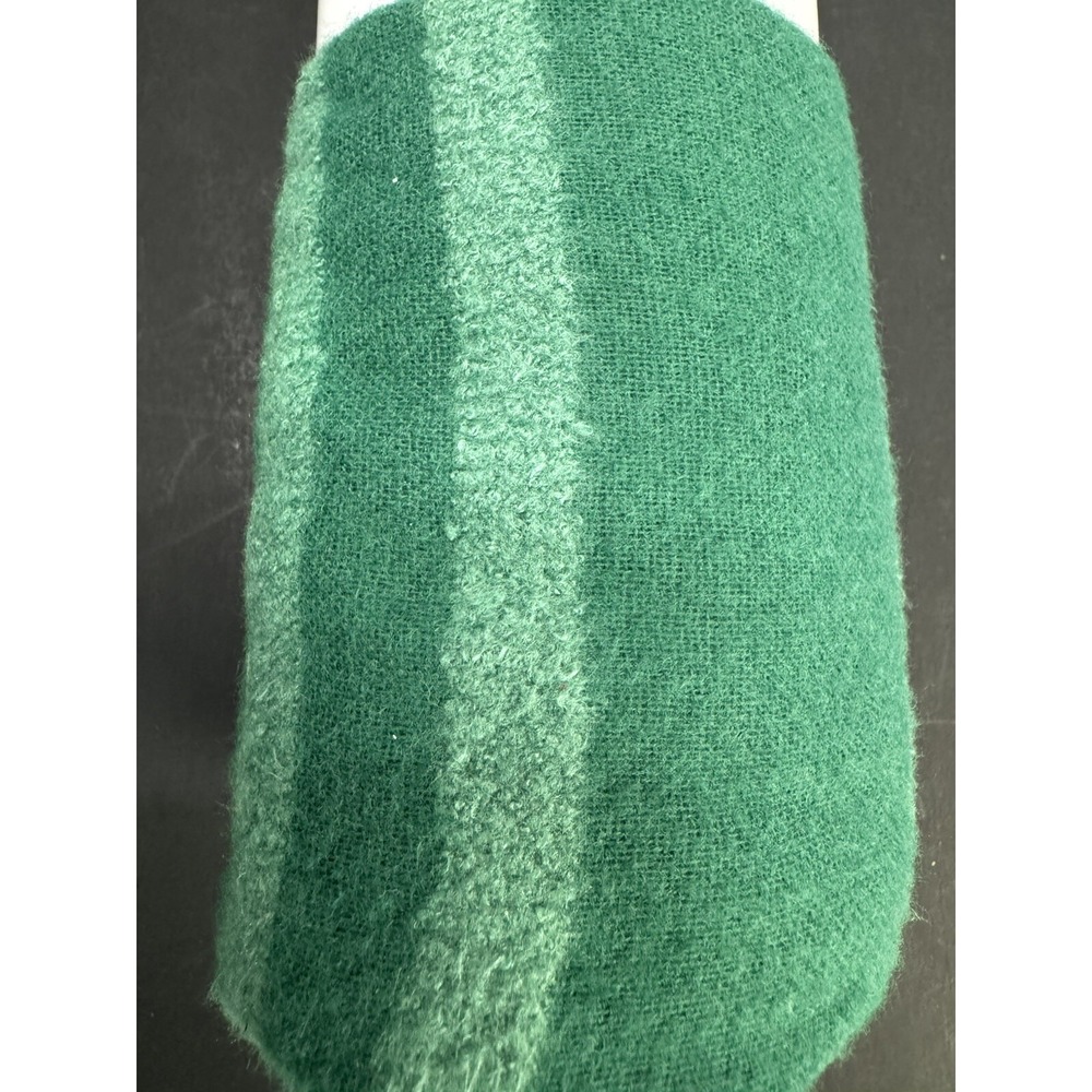 Chenille Throw Blanket 50"x 60" with Fringed Edges - Green- LOT Of 4 - NEW - Picture 5 of 5